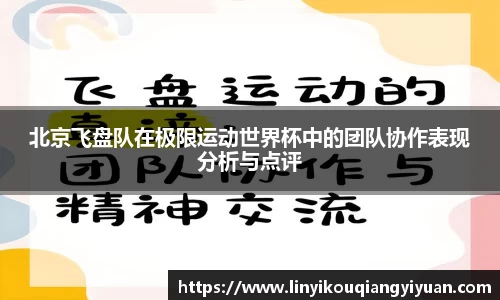 北京飞盘队在极限运动世界杯中的团队协作表现分析与点评
